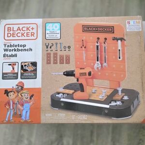 Black & Decker Junior Tool Set with Orange and Black Design